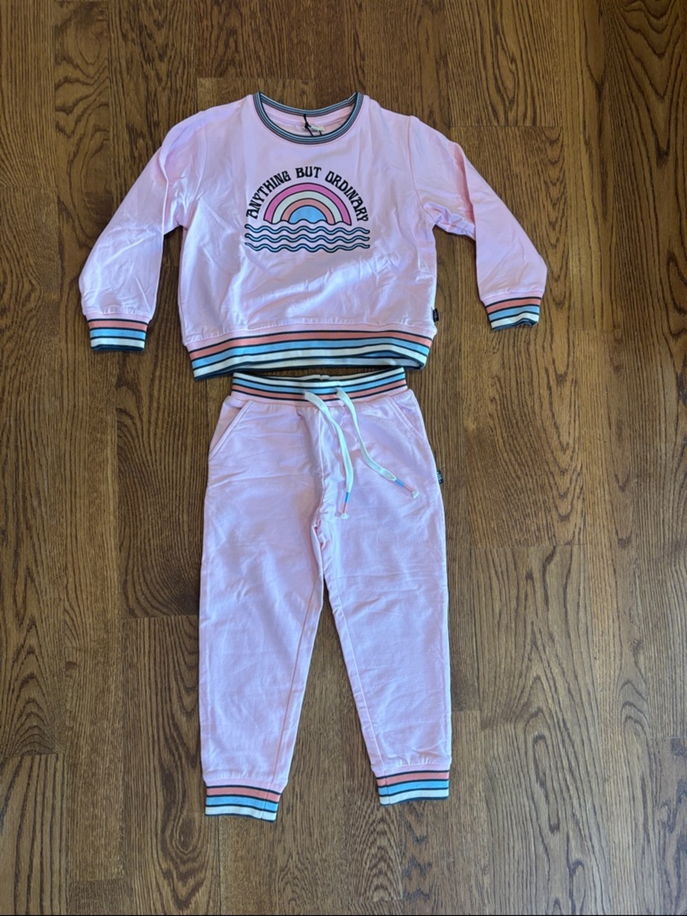 Kids Pink Rainbow Matching Set - Anything But Ordinary